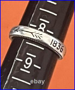 James Avery Retired Sterling Silver Texas My Texas Ring Size 8