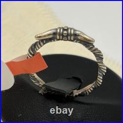 James Avery Retired Sterling Silver Western Longhorn Ring Size 7.5 NIB James Avery Retired Sterling Silver Western Longhorn Ring Size 7.5 NIB