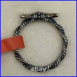 James Avery Retired Sterling Silver Western Longhorn Ring Size 7.5 NIB