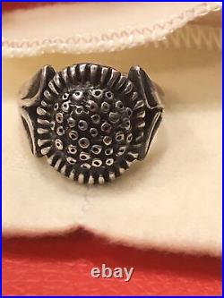 James Avery Retired Sunflower Ring Size 8.5 With Box