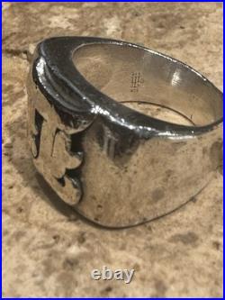 James Avery Retired Super Rare HEAVY Ring 17.56 Grams. Only Listing! Size 7.5