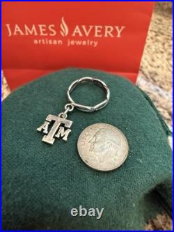 James Avery Retired Texas A&M University Dangle Ring Sterling Silver, Size 6