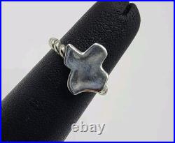 James Avery Retired Texas Sterling Silver 925 Twisted Band Ring SZ 5