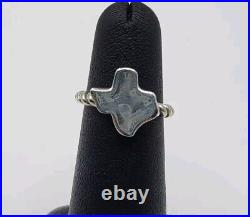 James Avery Retired Texas Sterling Silver 925 Twisted Band Ring SZ 5