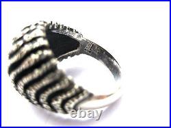 James Avery Retired Textured Wave Dome Ring RARE! Original Box/Pouch Included