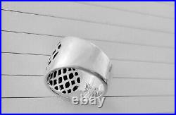 James Avery Retired WIDE Oval Cut Out Ring NEAT Piece! Size 7.5