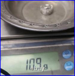 James Avery Retired Wide Beaded Floral Ring Size 9.5 Rare