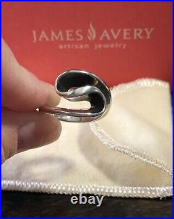 James Avery Ribbon Abstract Ring Retired