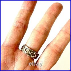 James Avery Ring Crown of Thorns Band Sz 8.5 Retired Sterling Silver 925 Jesus