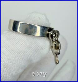 James Avery Ring Double Charm Cross & Heart Women Size 7.5