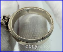 James Avery Ring Double Charm Cross & Heart Women Size 7.5