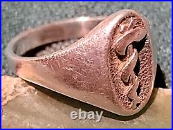 James Avery Ring Rod Of Asclepius Size 7.25 EXTREMELY RARE! Retired Vintage