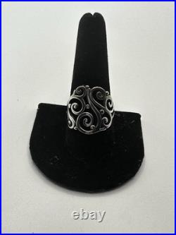 James Avery Ring Round Swirl Ring Sz 10 Rare And Retired James Avery Ring Round Swirl Ring Sz 10 Rare And Retired