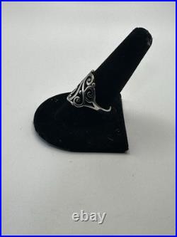 James Avery Ring Round Swirl Ring Sz 10 Rare And Retired James Avery Ring Round Swirl Ring Sz 10 Rare And Retired