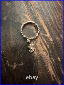 James Avery Ring With Clown Charm Size 5.5