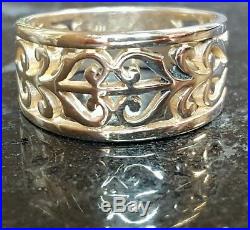 James Avery SOLID 14k OPEN ADORNED RING NO RESERVE! Perfect for Valentines Day