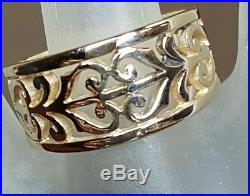 James Avery SOLID 14k OPEN ADORNED RING NO RESERVE! Perfect for Valentines Day