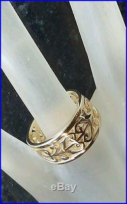 James Avery SOLID 14k OPEN ADORNED RING NO RESERVE! Perfect for Valentines Day