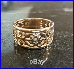 James Avery SOLID 14k OPEN ADORNED RING NO RESERVE! Perfect for Valentines Day