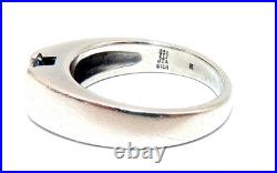 James Avery STERLING SILVER Meridian BLUE Topaz RING Sz. 7