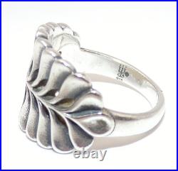James Avery STERLING SILVER Retired MIMOSA Leaf RING Sz. 7 Beautiful