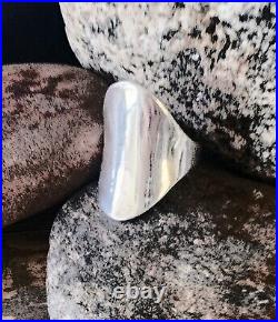 James Avery Saddle Ring Sterling Silver Size 10 About 1.25 Long! +JA Box