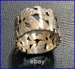 James Avery Saint Francis Assisi Animals Ring Sterling Silver Retired Size 5.5