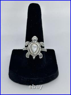 James Avery Sea Turtle Ring Size 7 Mother Of Pearl