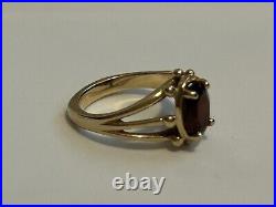 James Avery Sencillo Garnet 14k Gold Ring Rare Retired Very Beautiful James Avery Sencillo Garnet 14k Gold Ring Rare Retired Very Beautiful