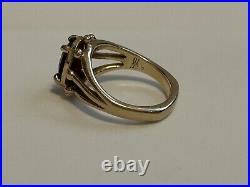 James Avery Sencillo Garnet 14k Gold Ring Rare Retired Very Beautiful James Avery Sencillo Garnet 14k Gold Ring Rare Retired Very Beautiful
