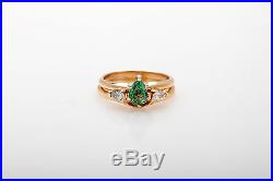 James Avery Signed $6000 1.25ct Natural Pear Alexandrite Diamond 14k Gold Ring