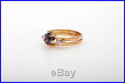 James Avery Signed $6000 1.25ct Natural Pear Alexandrite Diamond 14k Gold Ring