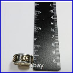 James Avery Silver 14k Gold 5.9g Size 7.5 Maltese Cross Unity Circle Ring 57084K