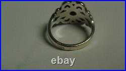 James Avery Silver Spanish Lace Ring with Citrine (Size 6) MSRP $160