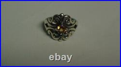 James Avery Silver Spanish Lace Ring with Citrine (Size 6) MSRP $160