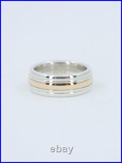 James Avery Simplicity Wedding Ring, Sterling Silver & 14K Yellow Gold