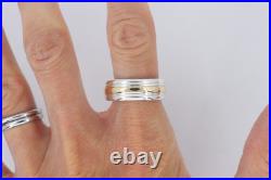 James Avery Simplicity Wedding Ring, Sterling Silver & 14K Yellow Gold