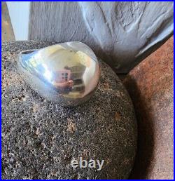 James Avery Size 5.75 Retired Heavy Bubble Dome Ring Neat Profile! Silver