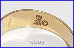 James Avery Solid 14K Yellow Gold Cross Band Ring Size 5 HUGE JEWELRY SELECTION