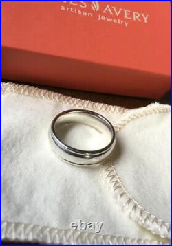 James Avery Solid 925 Sterling Silver Simplistic Band RIng! Size 8! 8g