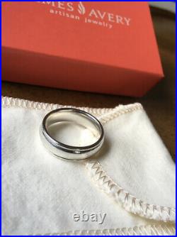 James Avery Solid 925 Sterling Silver Simplistic Band RIng! Size 8! 8g