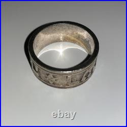James Avery Song of Solomon Hebrew Wedding Sterling Silver Band Ring SZ 10.5 James Avery Song of Solomon Hebrew Wedding Sterling Silver Band Ring SZ 10.5