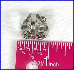 James Avery Sorrento Sterling Ring Retired Size 8