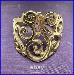 James Avery Sorrento Swirl Scroll Ring In 14k Gold Size 6