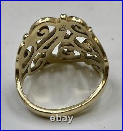 James Avery Sorrento Swirl Scroll Ring In 14k Gold Size 6