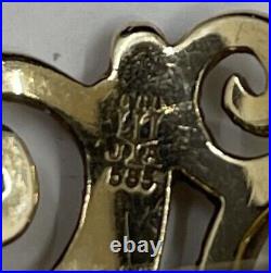 James Avery Sorrento Swirl Scroll Ring In 14k Gold Size 6