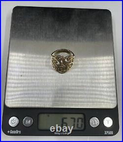 James Avery Sorrento Swirl Scroll Ring In 14k Gold Size 6