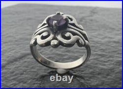 James Avery Spanish Lace Amethyst Ring Size 7.5 5.0 Grams