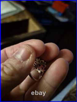 James Avery Spanish Lace Amethyst Ring. Size 9.25 Retired Silver Ring James Avery Spanish Lace Amethyst Ring. Size 9.25 Retired Silver Ring