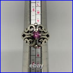 James Avery Spanish Lace Pink Sapphire Ring 7.5